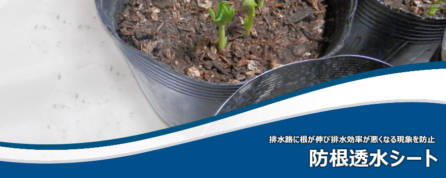 防根透水シート